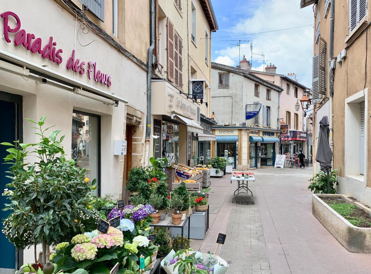 Charmant Appartement Au Coeur De Neuville - Lyon A 20Mn Exteriör bild